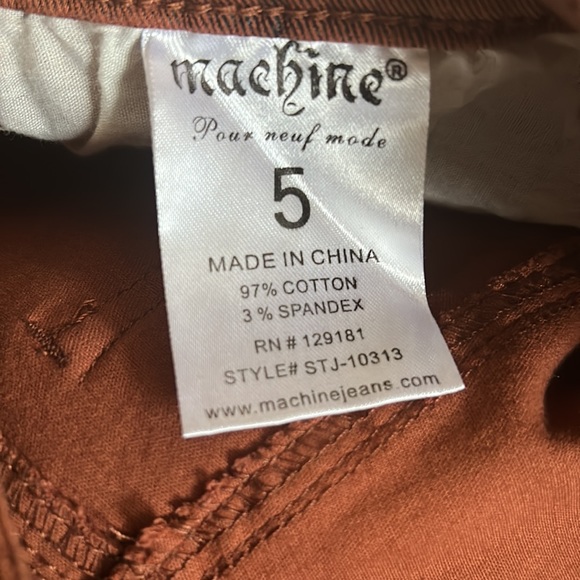 Machine Pour Neuf Mode flower print pattern skinny jeans. Sz. 5 - Picture 7 of 7